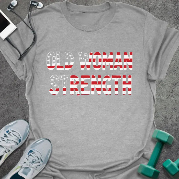 T-Shirt Sport Grey / XS Woman Strength T-Shirt