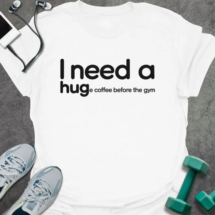 T-Shirt White / M Hug Coffee T-Shirt