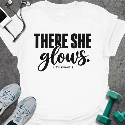 T-Shirt White / M She Glows T-Shirt