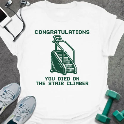 T-Shirt White / M Stair Climber T-Shirt