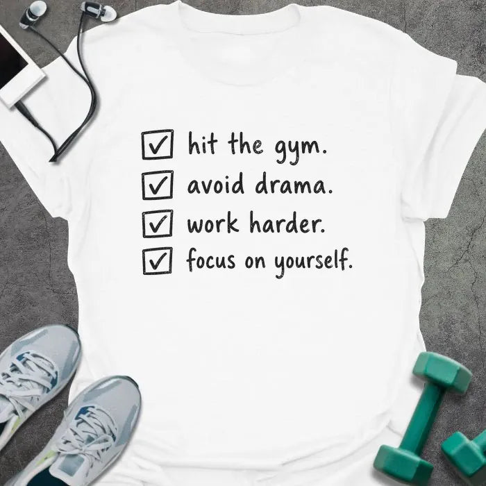 T-Shirt White / S Avoid Drama T-Shirt