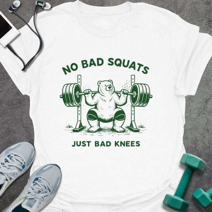 T-Shirt White / S Bad Knees T-Shirt
