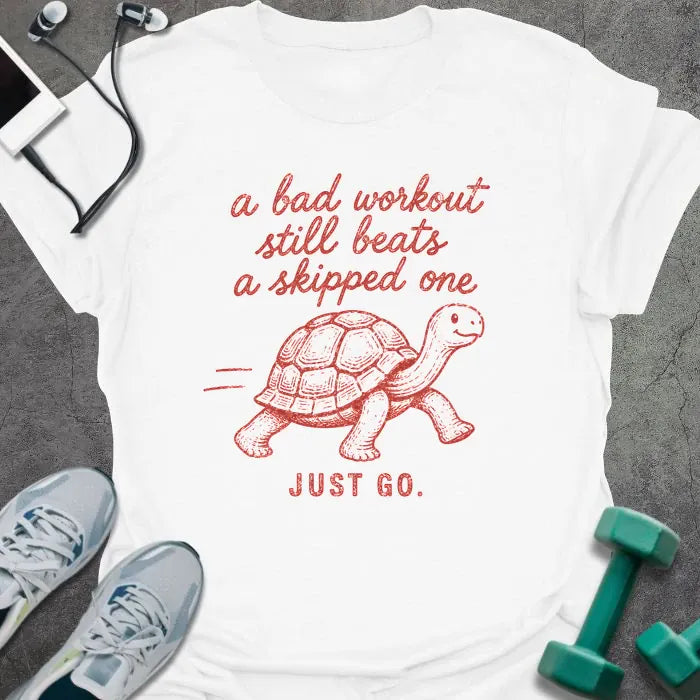 T-Shirt White / S Bad Workout T-Shirt