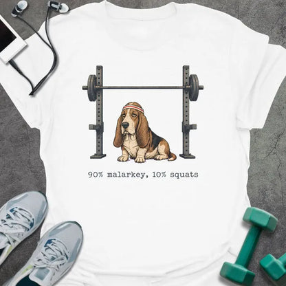 T-Shirt White / S Basset Malarkey T-Shirt