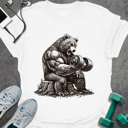 T-Shirt White / S Bear Curl T-Shirt