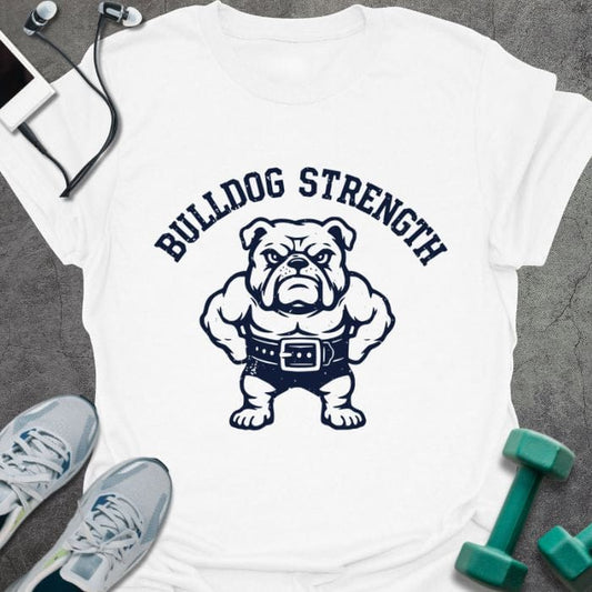 T-Shirt White / S Bulldog Str T-Shirt