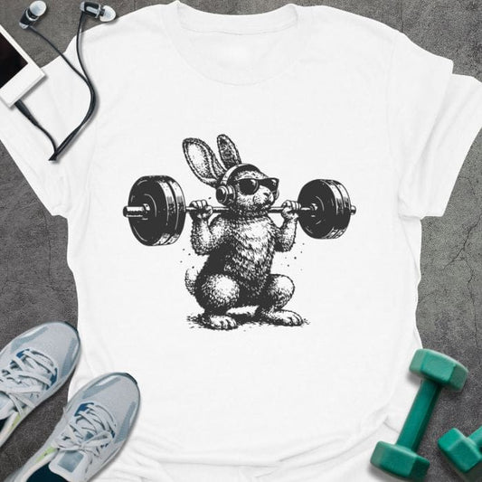 T-Shirt White / S Bunny Squat T-Shirt