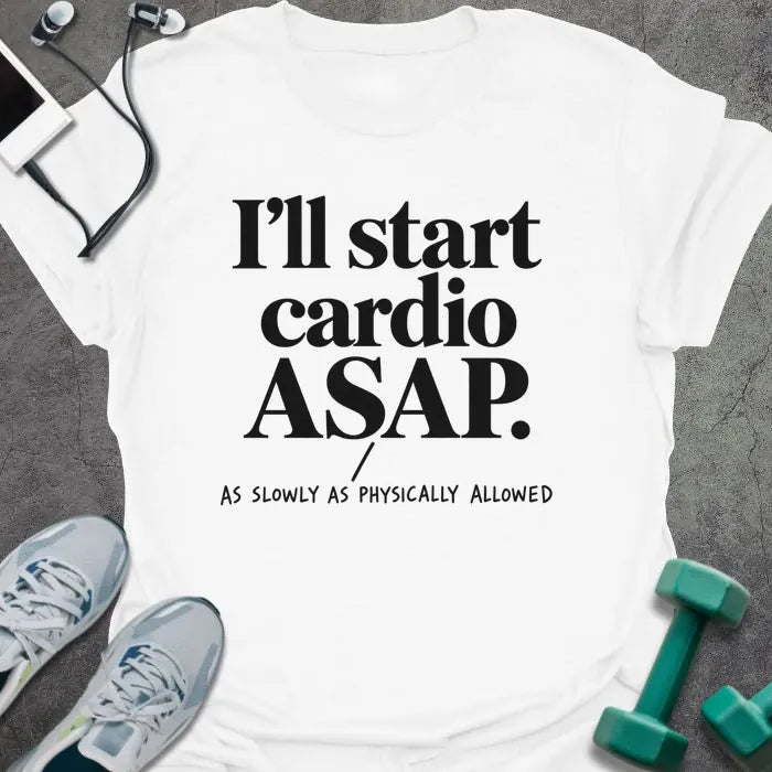 T-Shirt White / S Cardio ASAP T-Shirt