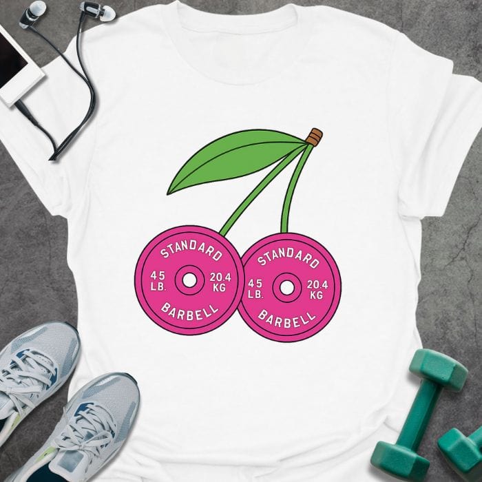 T-Shirt White / S Cherry Weight T-Shirt