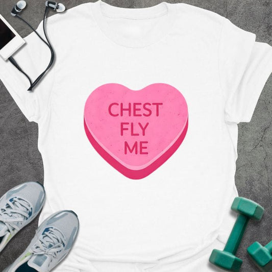 T-Shirt White / S Chest Fly Me T-Shirt