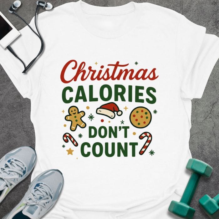 T-Shirt White / S Christmas Don't Count T-Shirt
