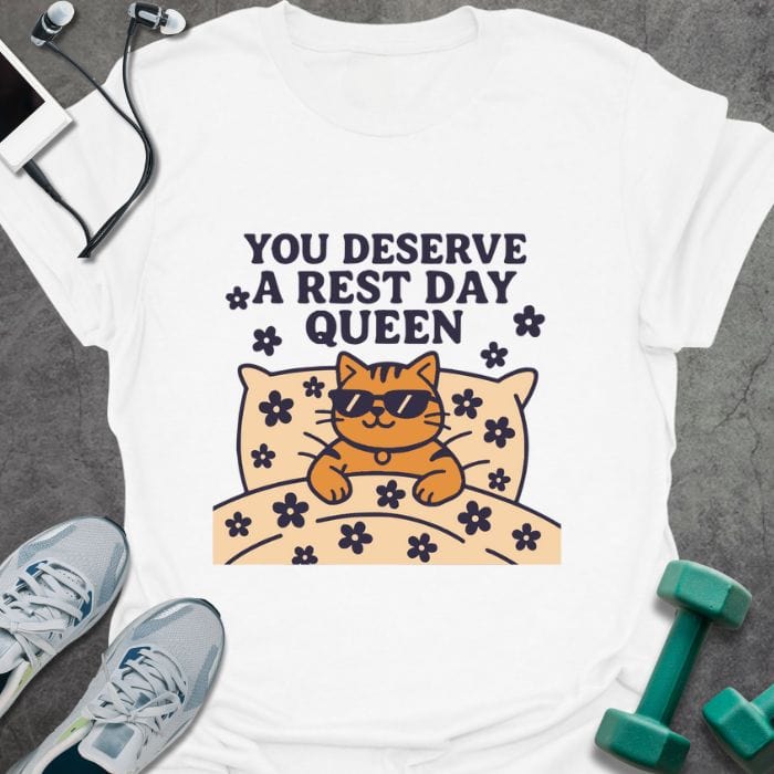 T-Shirt White / S Deserve Rest T-Shirt