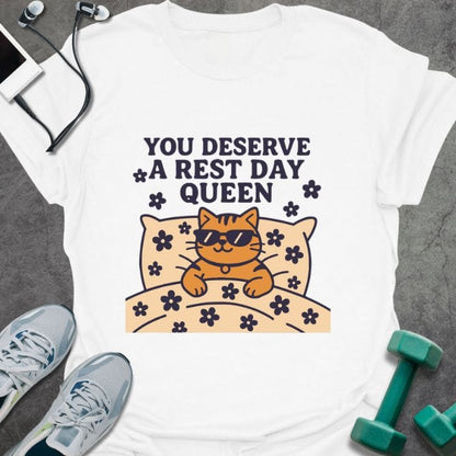 T-Shirt White / S Deserve Rest T-Shirt