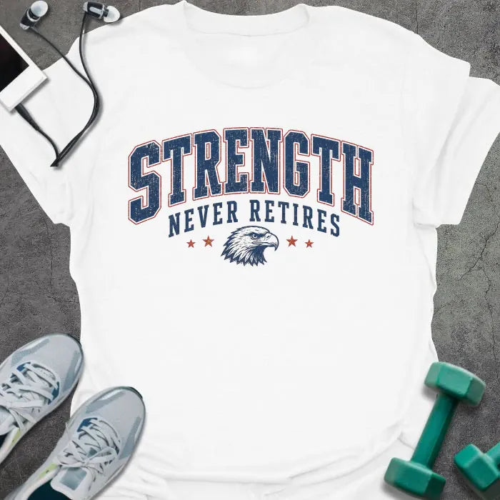 T-Shirt White / S Eagle Strength T-Shirt