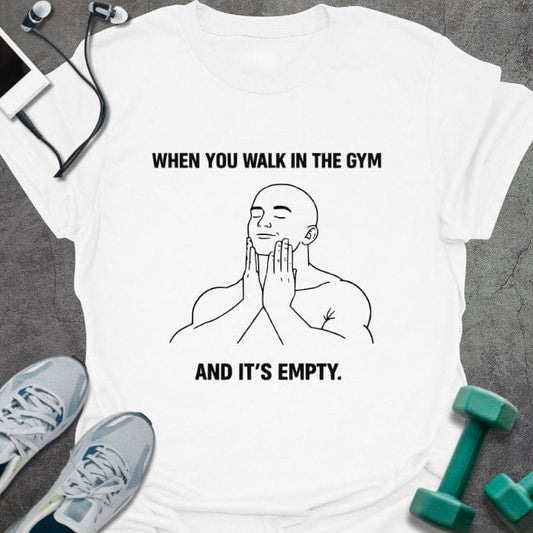 T-Shirt White / S Empty Gym T-Shirt