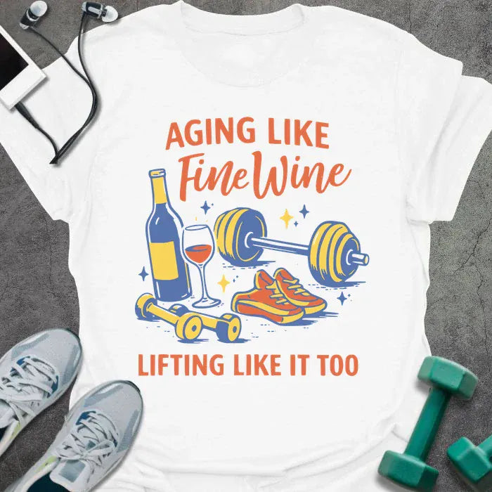 T-Shirt White / S FIne Wine