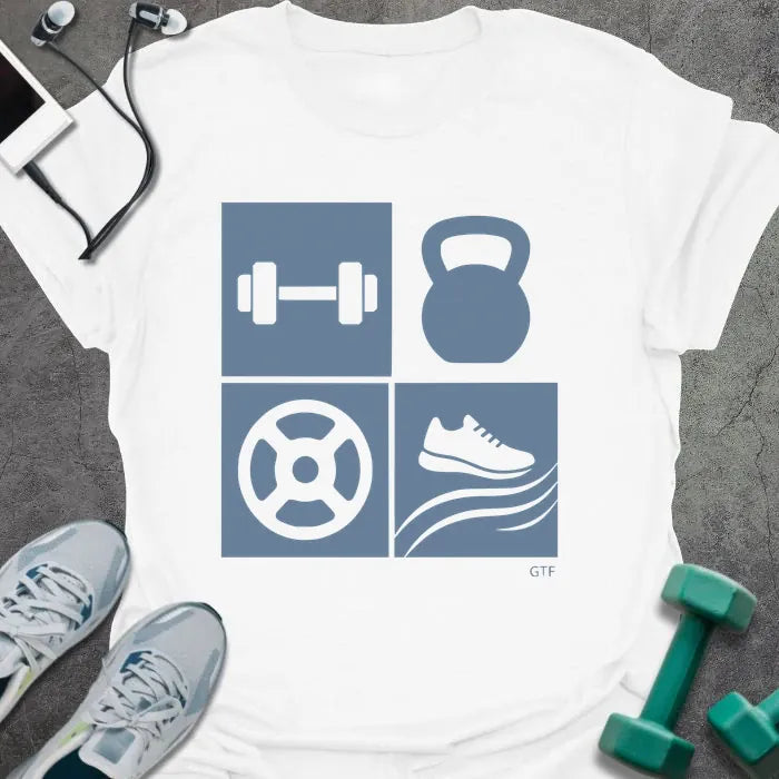 T-Shirt White / S GTF Icons T-Shirt