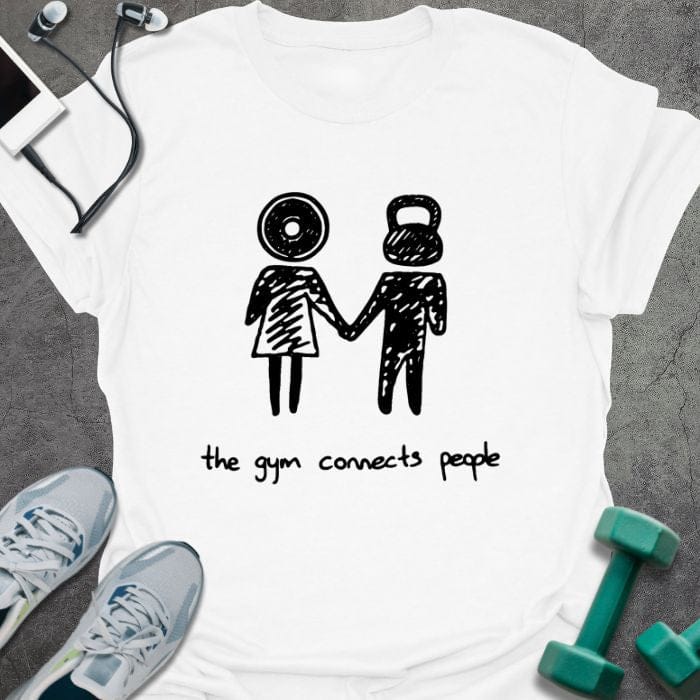 T-Shirt White / S Gym Connection T-Shirt
