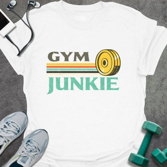 T-Shirt White / S Gym Junkie T-Shirt