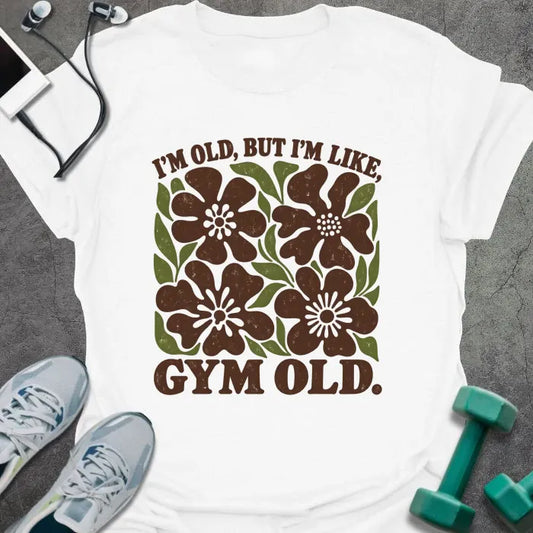 T-Shirt White / S Gym Old T-Shirt