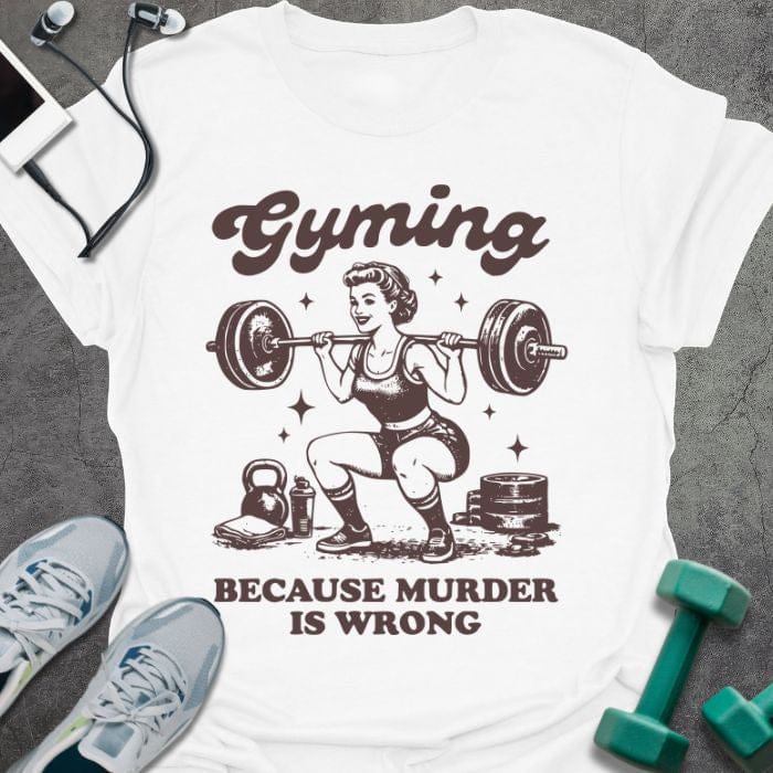 T-Shirt White / S Gymming T-Shirt