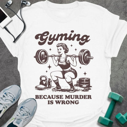 T-Shirt White / S Gymming T-Shirt