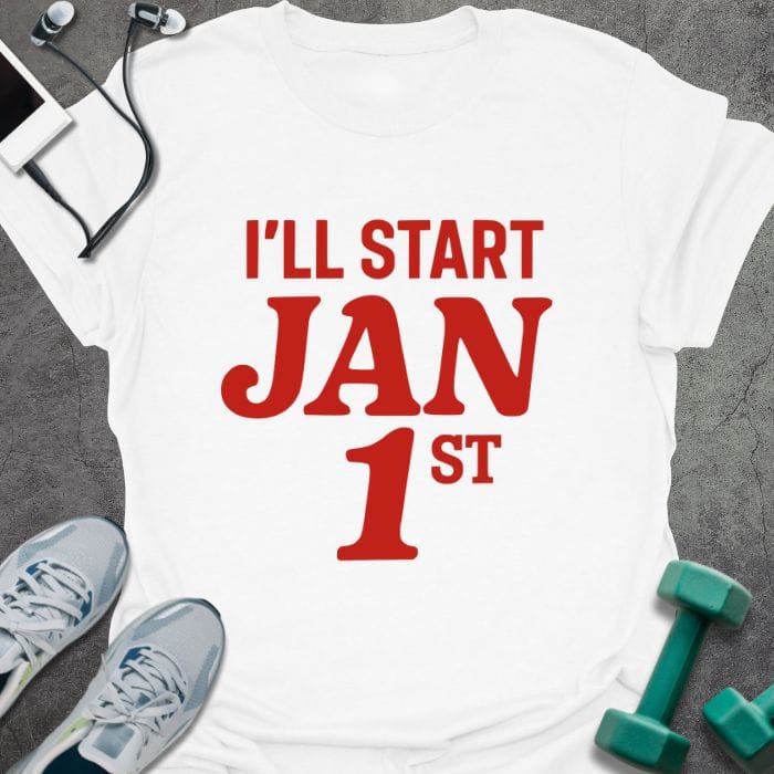 T-Shirt White / S Jan First T-Shirt