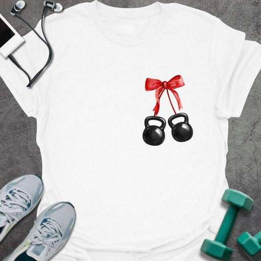 T-Shirt White / S Kettlebell Ribbon T-Shirt