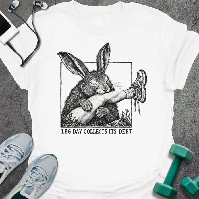 T-Shirt White / S Leg Debt T-Shirt
