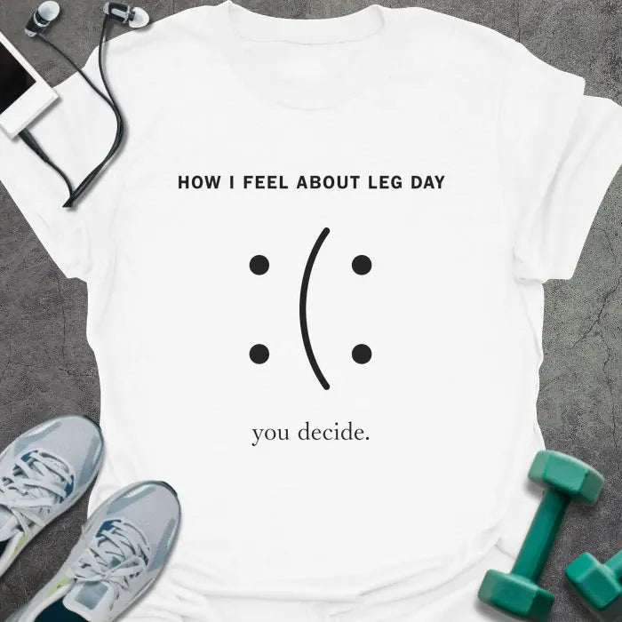 T-Shirt White / S Legday Face T-Shirt