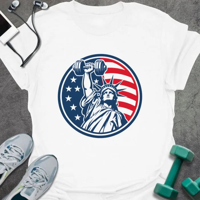 T-Shirt White / S Liberty Badge T-Shirt