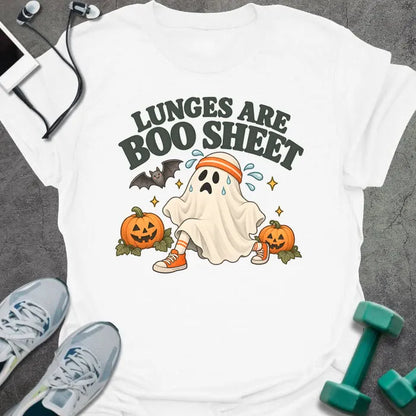 T-Shirt White / S Lunges Boo T-Shirt