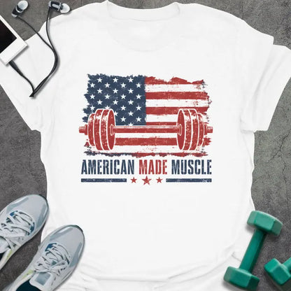 T-Shirt White / S Made Muscle T-Shirt