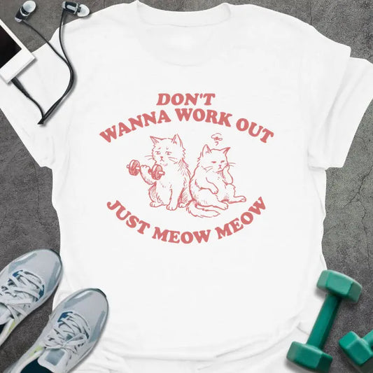 T-Shirt White / S Meow Meow T-Shirt