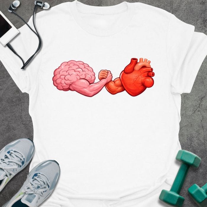 T-Shirt White / S Mind Muscle T-Shirt