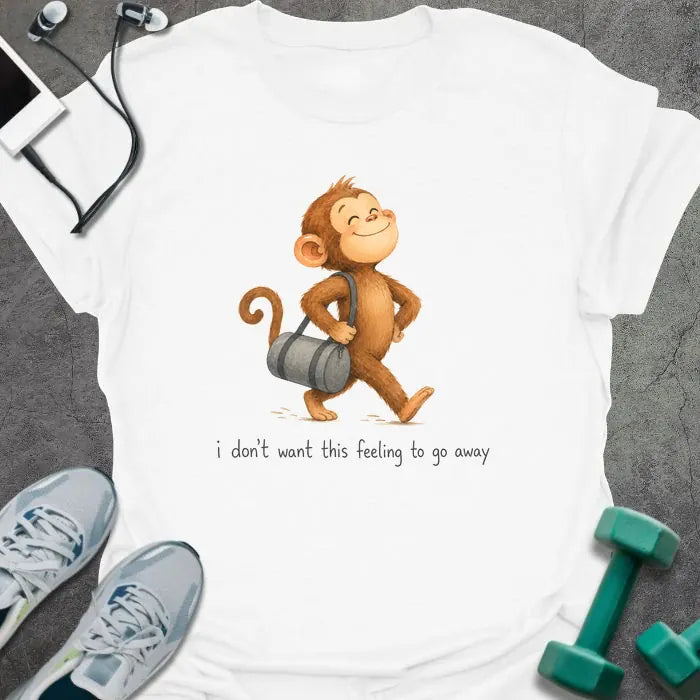 T-Shirt White / S Monkey Feeling T-Shirt