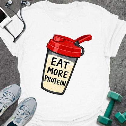 T-Shirt White / S More Protein T-Shirt