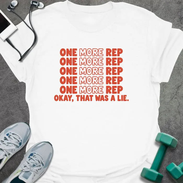 T-Shirt White / S More Rep T-Shirt