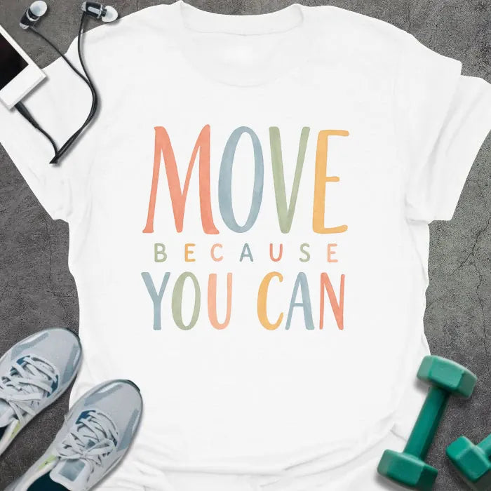 T-Shirt White / S Move Pastel