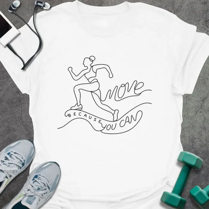 T-Shirt White / S Move Runner