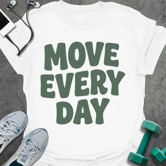 T-Shirt White / S Move T-Shirt