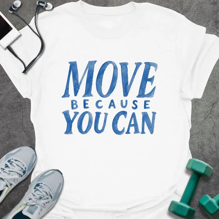 T-Shirt White / S Move Watercolor