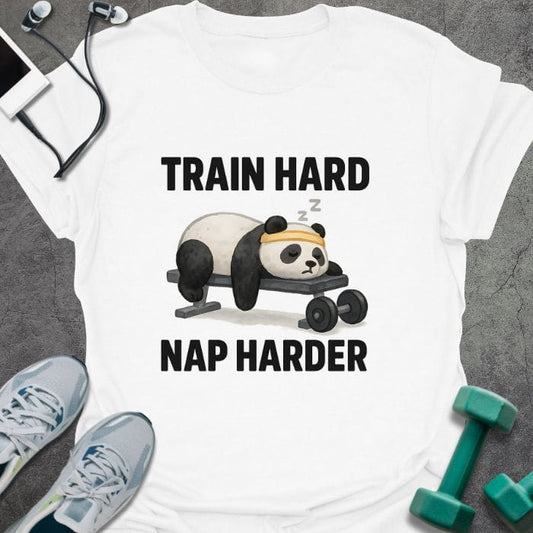 T-Shirt White / S Nap Harder T-Shirt