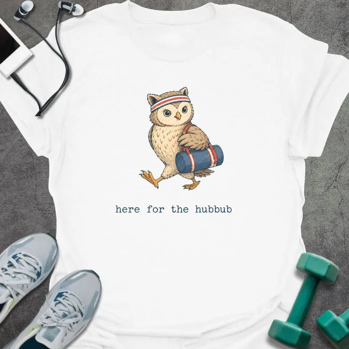 T-Shirt White / S Owl Hubbub T-Shirt