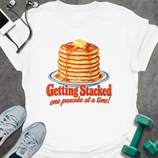 T-Shirt White / S Pancake Stacked T-Shirt