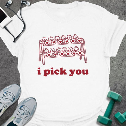 T-Shirt White / S Pick You T-Shirt