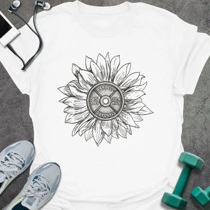 T-Shirt White / S Plate Sunflower T-Shirt