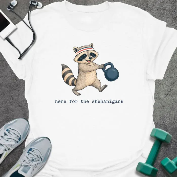T-Shirt White / S Raccoon Shenanigans T-Shirt