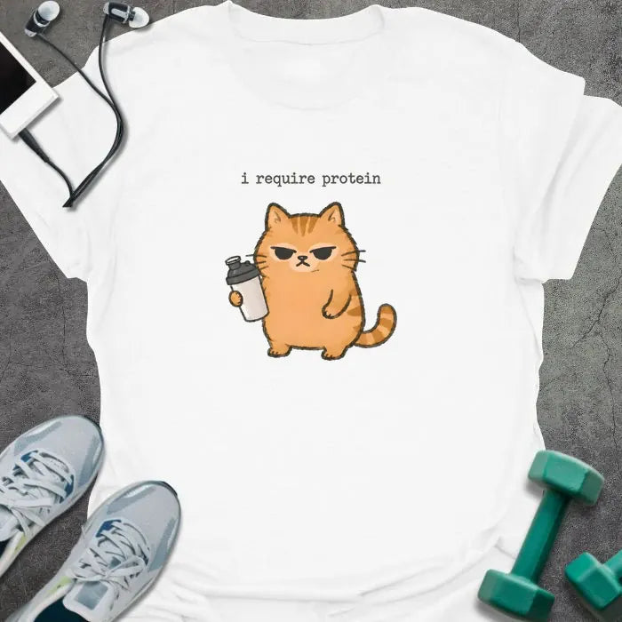 T-Shirt White / S Require Protein T-Shirt