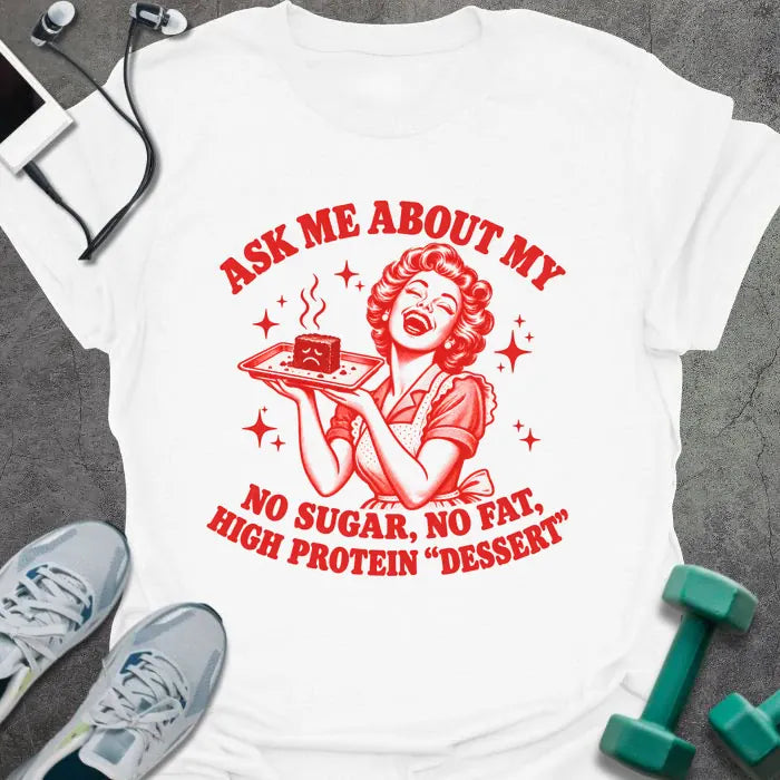 T-Shirt White / S Sad Brownie T-Shirt